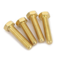 عالي الشد DIN931 DIN933 BRASS HEX HEAD BOLT